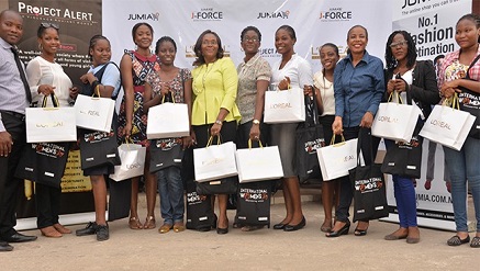 Participants at Jumia, Project Alert & L’Oreal event